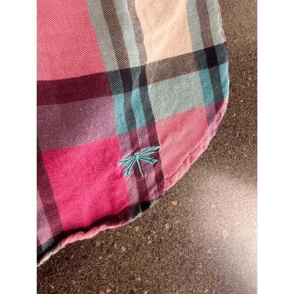 TALBOTS Plaid shirt size Medium - Picture 5 of 13